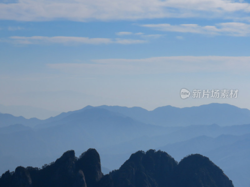 中国安徽黄山旅游风光