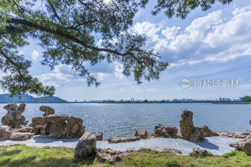 武汉东湖落雁峰景区风景