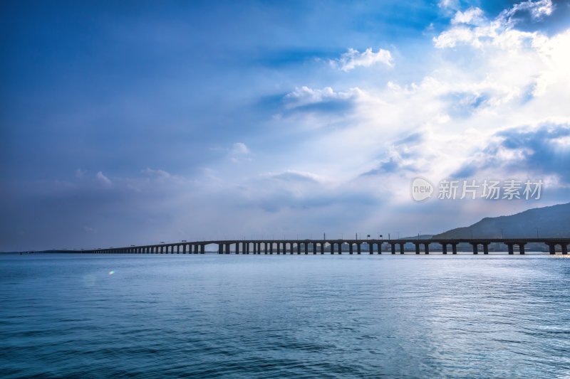 连云港羊山岛景区和田湾跨海大桥