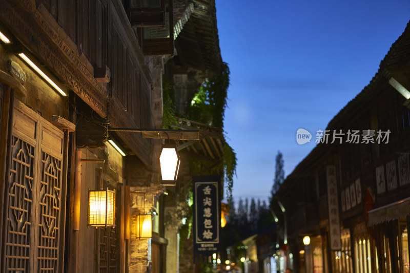 浙江嘉兴乌镇夜景