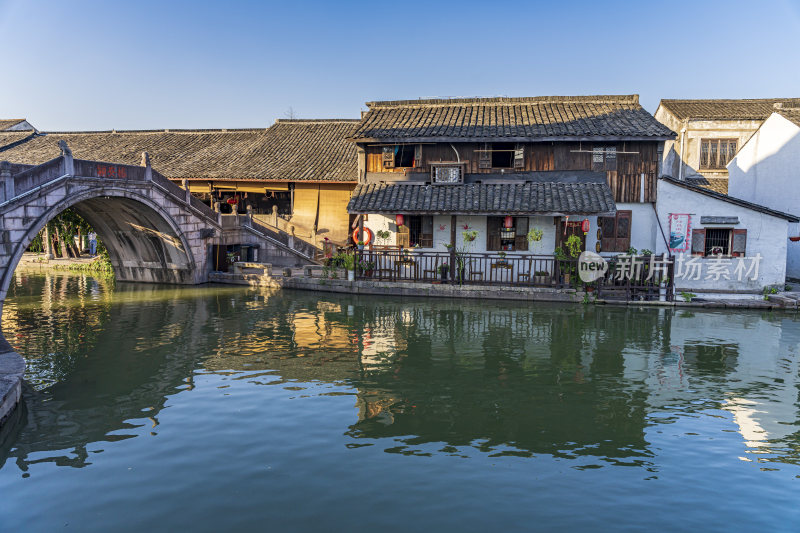 绍兴安昌古镇江南水乡风景