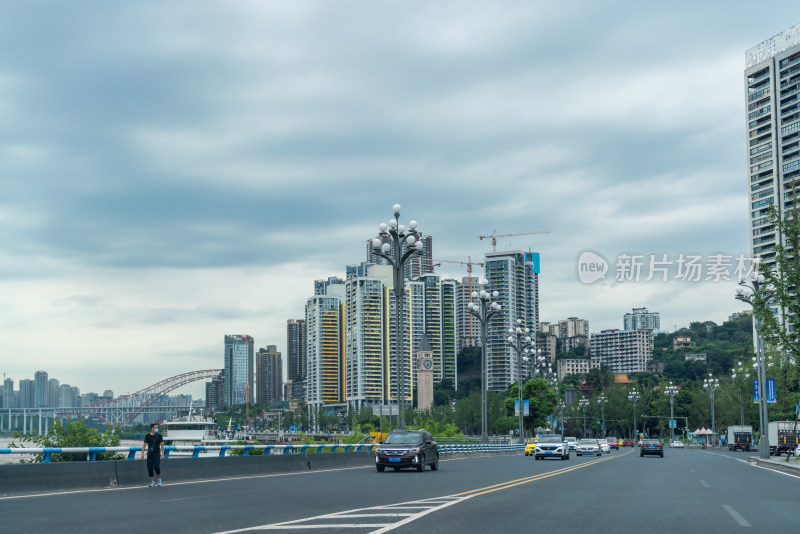 重庆城市街道风景