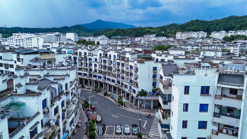 泰宁县城城市建设航拍图