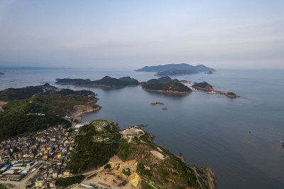 海上岛屿自然风光航拍