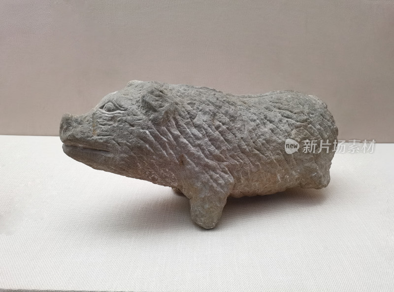 四川博物院馆藏文物 东汉 石猪 Stone pig