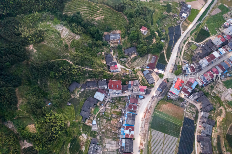 航拍福建乡村风景