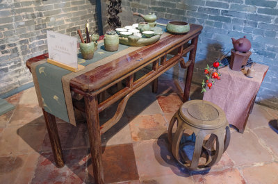 佛山顺德清晖园中式传统岭南室内家居茶具