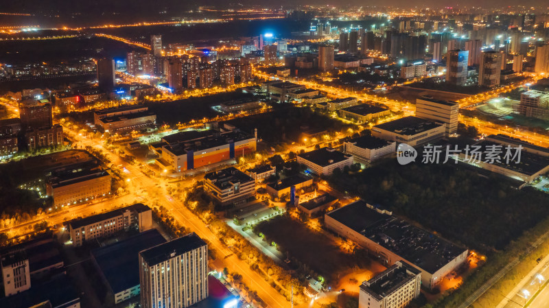 武汉光谷高新大道城市夜景