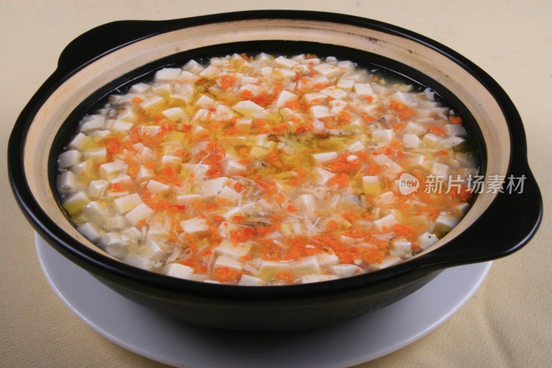 蟹粉豆腐煲