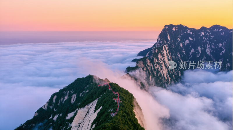 陕西华山美景