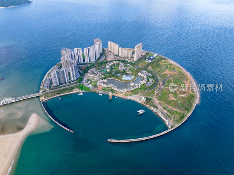 海南万宁融创日月湾航拍
