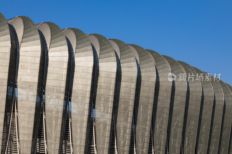 山东济南奥体中心体育场特写