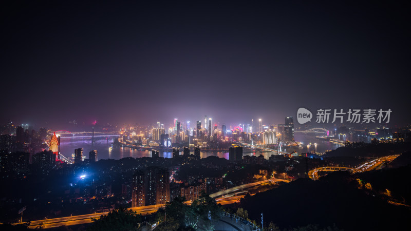 中国重庆城市夜景