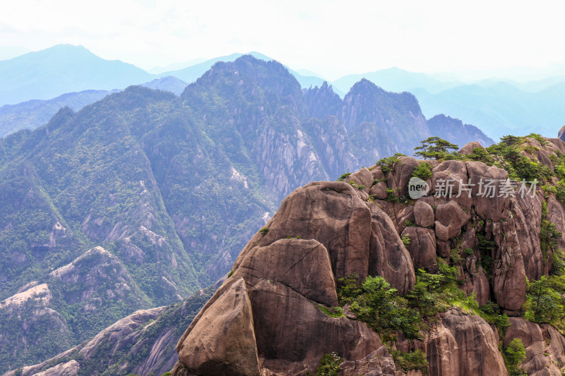 黄山登高自然风光