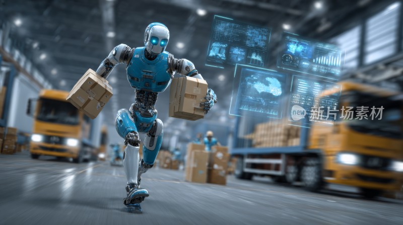 物流仓储的智能机器人