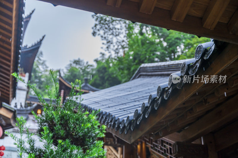 杭州飞来峰景区上天竺法喜禅寺古建筑