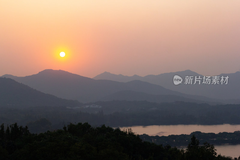 杭州雷峰塔西湖十景