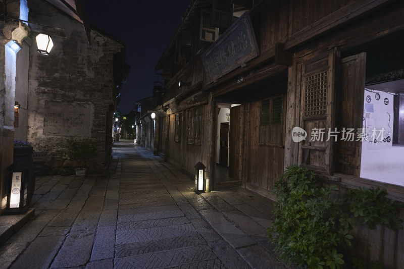 浙江嘉兴乌镇夜景