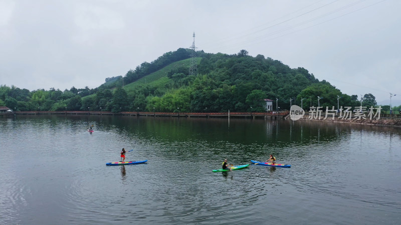 湖州莫干山劳岭水库皮划艇