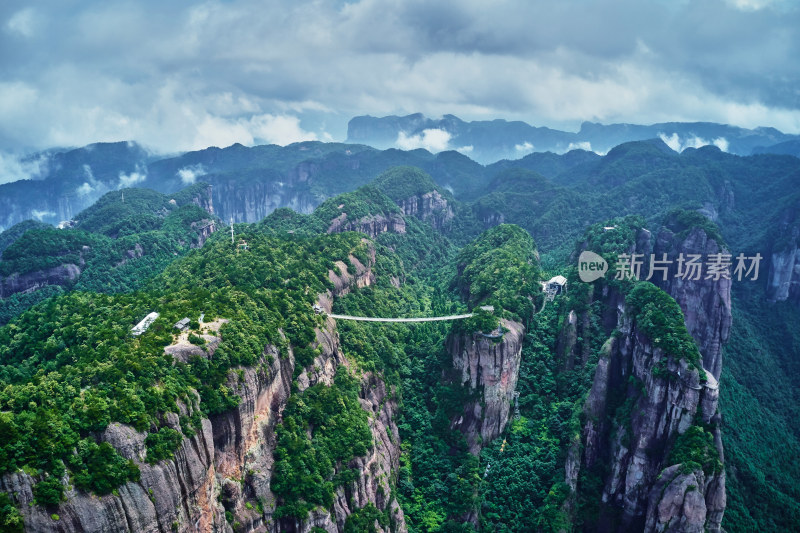 神仙居的壮观群山