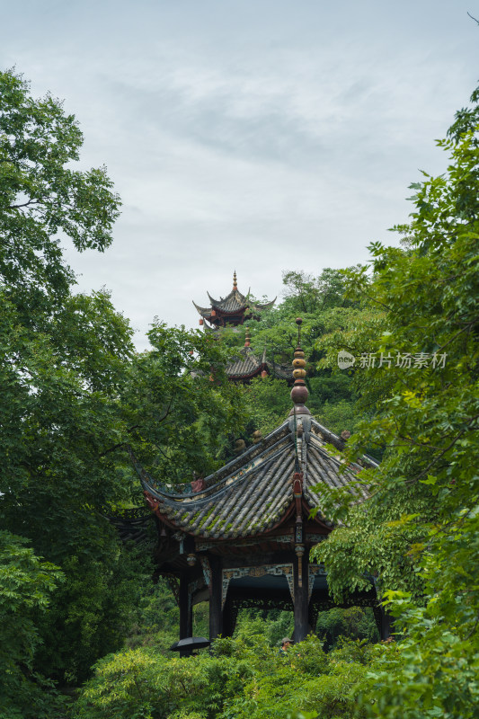 都江堰景区的历史建筑