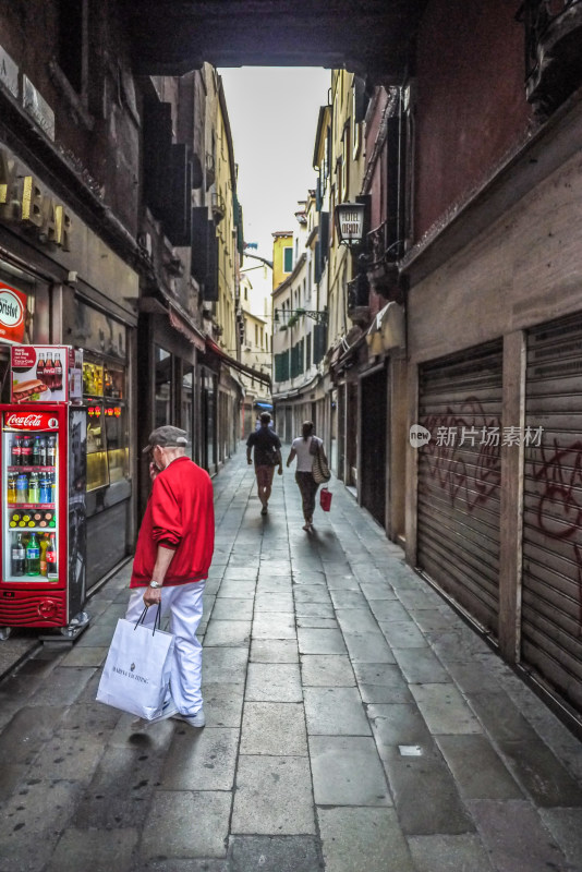 意大利威尼斯城市街景