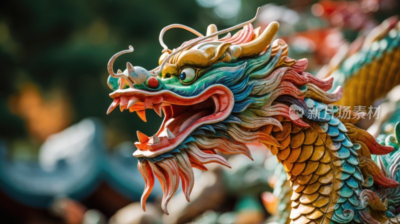 中国传统龙形象中国龙雕塑