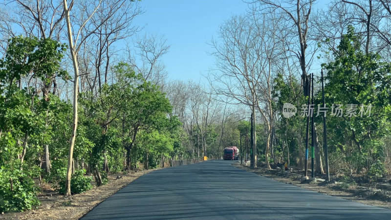 印尼巴厘岛道路街景