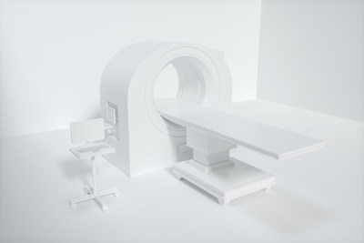 医疗设备CT机 现代医疗设施 三维渲染