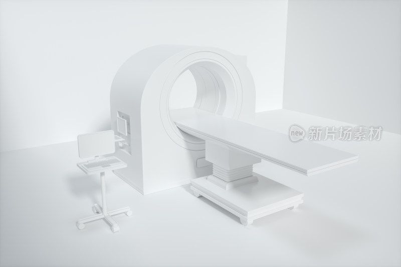 医疗设备CT机 现代医疗设施 三维渲染