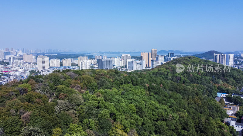 武汉武昌区宝通禅寺洪山宝塔航拍