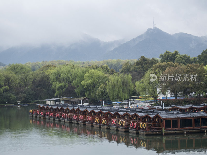 杭州西湖茅家埠江南水乡风景