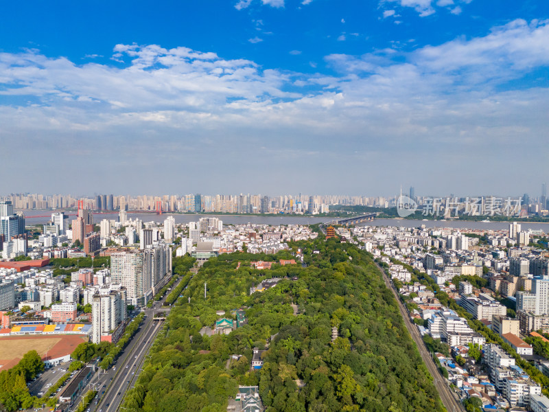 湖北武汉城市风光地标建筑航拍