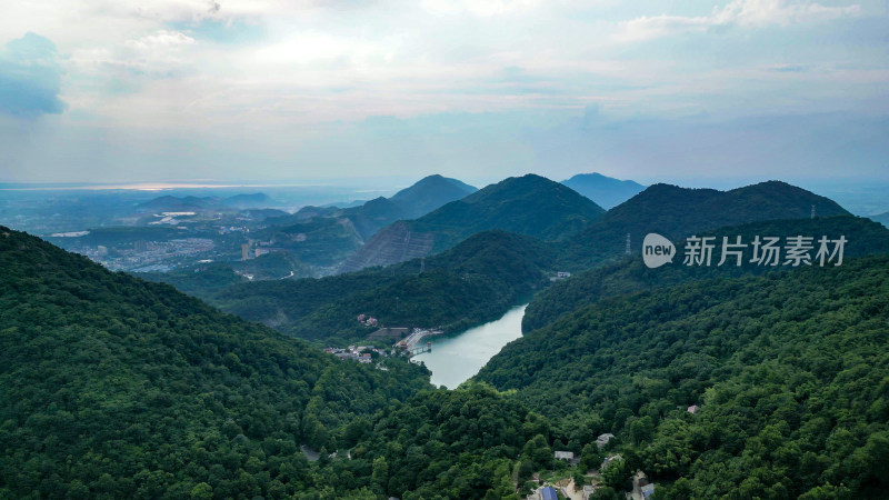 祖国大好河山青山绿水自然风光航拍图