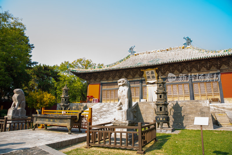 山西芮城永乐宫道教吕洞宾古建墙绘文化遗产