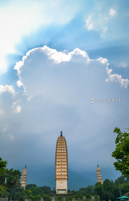 云南大理崇圣寺三塔崇圣寺