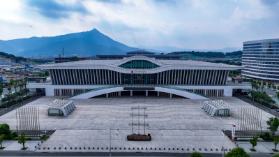 福建莆田国际会展中心航拍图