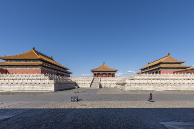 北京故宫大景 故宫 宫殿