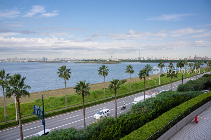 日本东京湾海滨风景