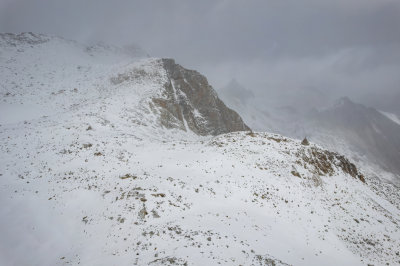 四川阿坝州达古冰川雪山盛景冰雪奇观航拍