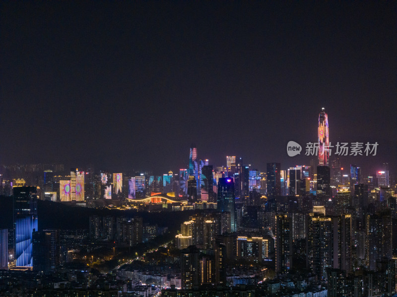 深圳璀璨夜景灯光秀