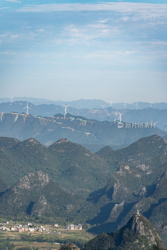 桂林喀斯特地貌，尧山风景