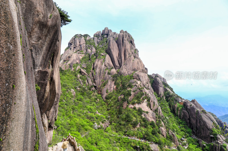 黄山登高自然风光