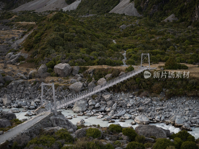 新西兰库克山脉HookerValleyTrack日照金山