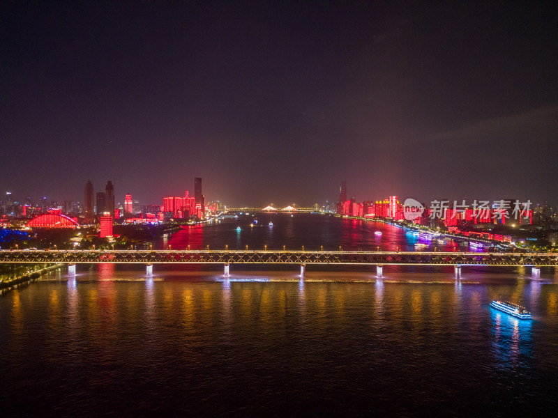 湖北武汉城市夜景