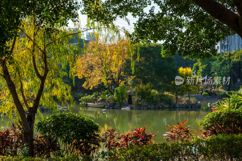 福州黎明湖公园景色