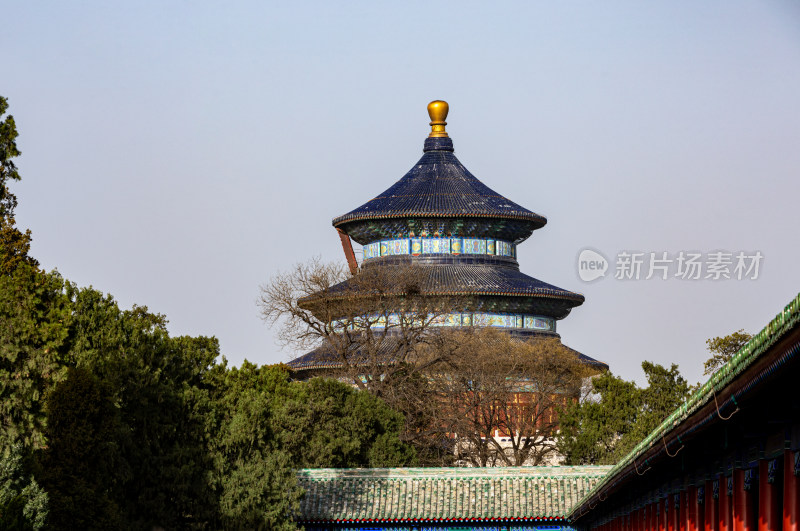 北京天坛公园祈年殿建筑景观