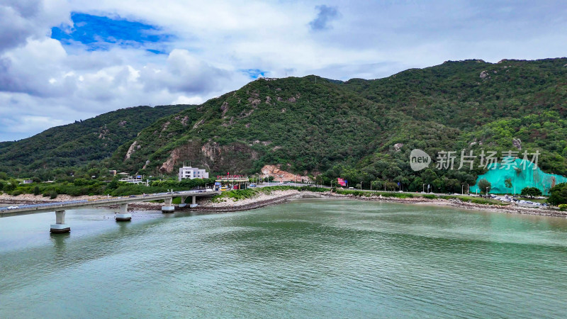 广东南澳岛海上岛屿航拍