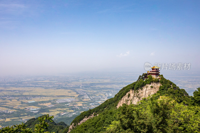 西安秦岭终南山南五台自然风光景点景观