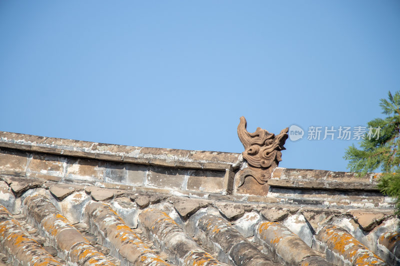 山西天台庵屋脊装饰